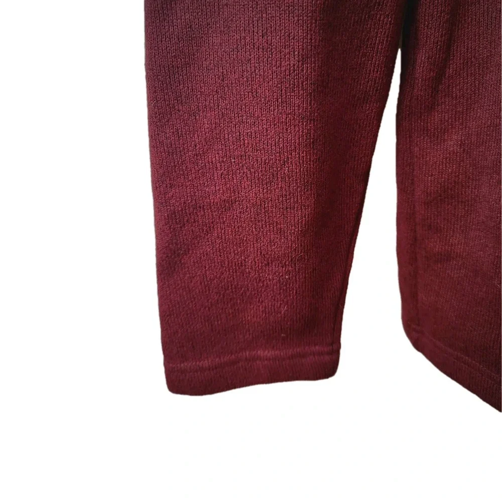 Izod Advantage 1/4 Zip Performance  Pullover Mens XL Red Stretch Sweater Top‎